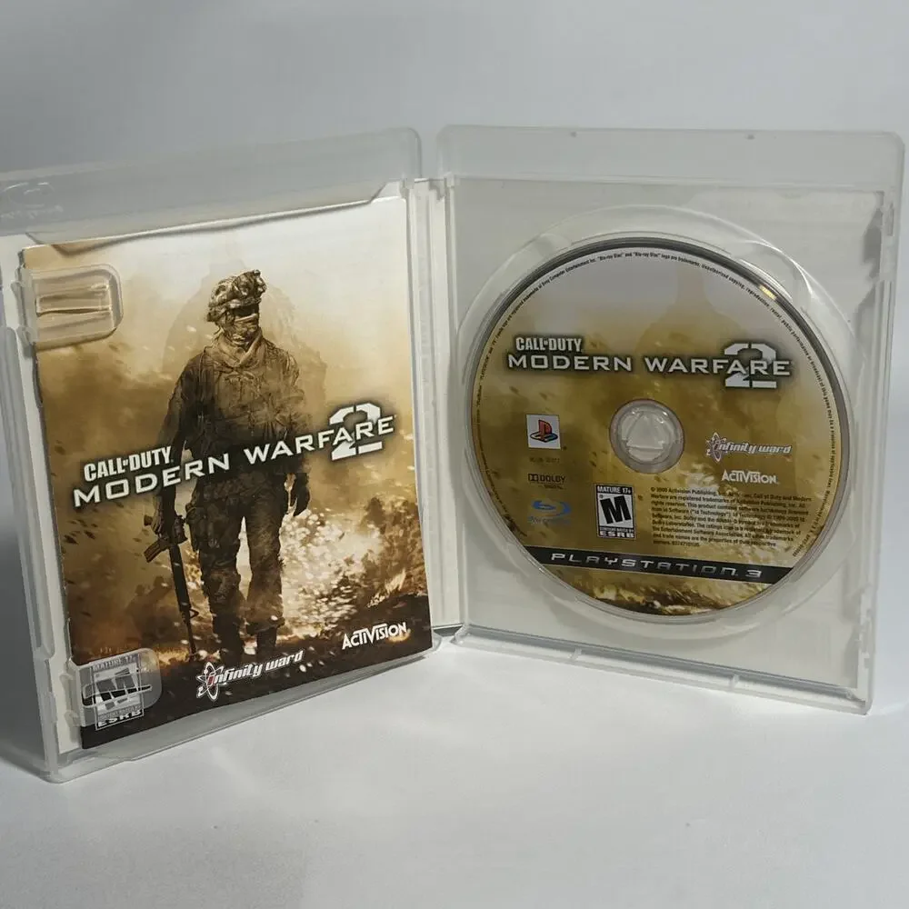 Call of Duty Modern Warfare 2 Sony PlayStation 3 Complete Game with Manual